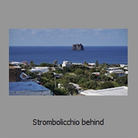 Strombolicchio behind